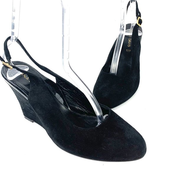DANA DAVIS 'Cervinia' Slingback Wedge Heels - Picture 7 of 11